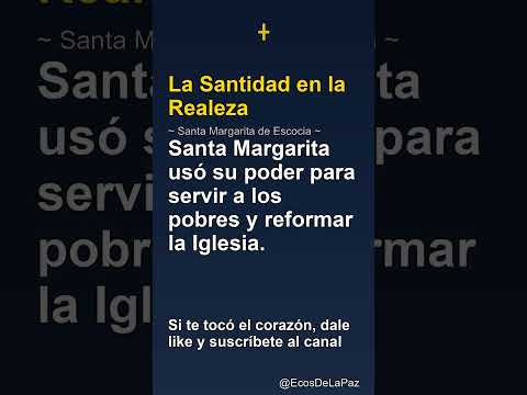 La Santidad en la Realeza — Santa Margarita usó su poder para servir a los pobre | #Shorts