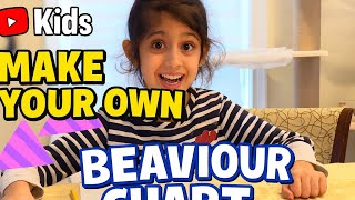 How to make a behavior chart prize chart! 