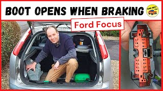 Ford Focus Mk2: Boot Opens When Brake Pedal Released (Boot Opens While Braking) – FIXED