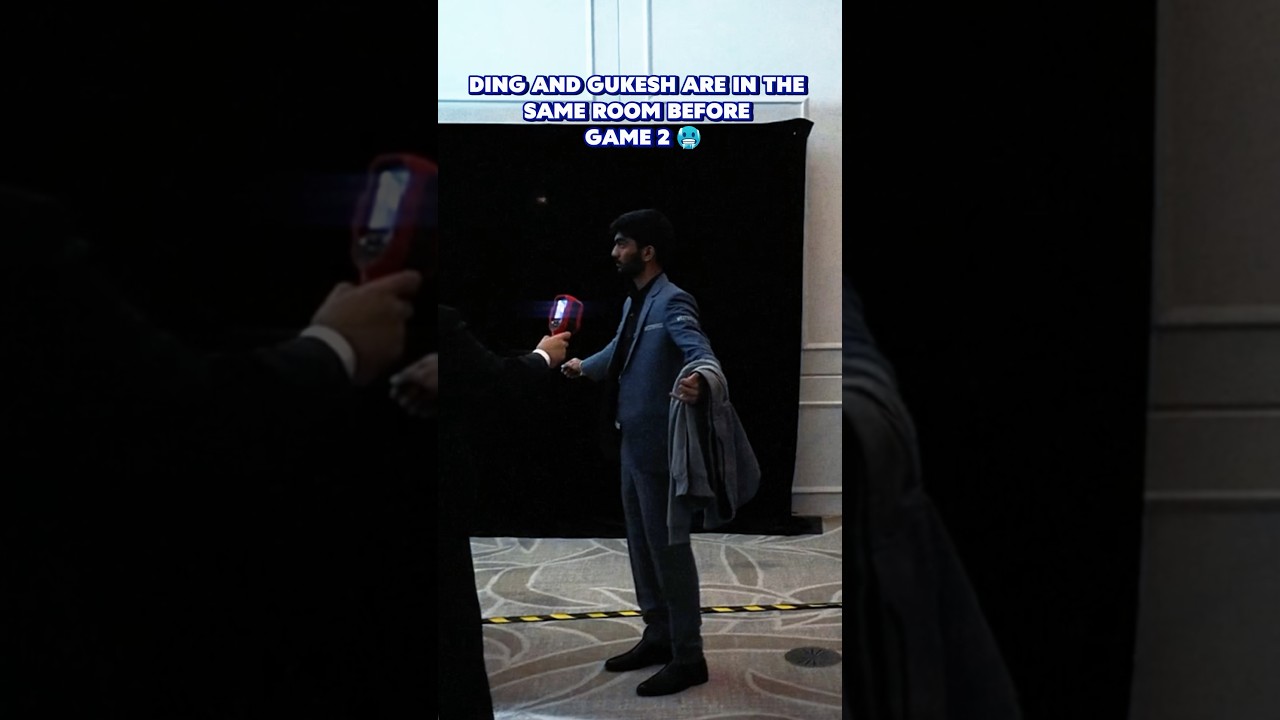 Ding and Gukesh are IN THE SAME ROOM BEFORE THE WORLD CHESS CHAMPIONSHIP GAME 2