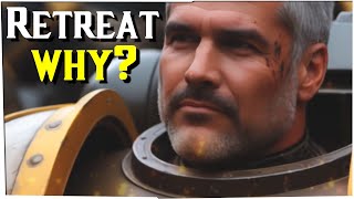 Why did The Imperial Fists Lord Commander Maximus Thane Teach The White Scars To Retreat?