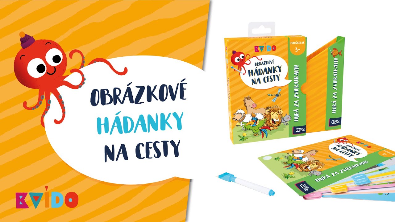 Kvído - Obrázkové hádanky Hurá za zvieratkami! - predstavenie