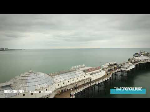Aerial Tour of Brighton Pier and Surrounding Area (2023)
