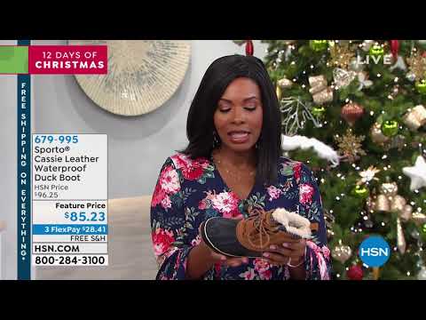 Sporto Cassie Leather Waterproof Duck Boot