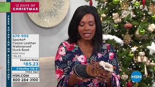 Sporto Cassie Leather Waterproof Duck Boot