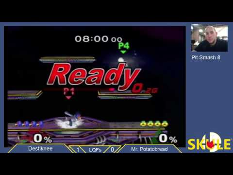 Pit Smash 2.8 Melee - Mr. Potatobread(Sheik) vs Destiknee(Falco)