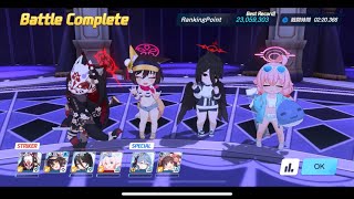 ブルーアーカイブ　総力戦　2023/03/17 ゴズ屋内戦　INSANE2凸　23059303　ミカ編成