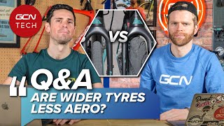 Wider Tyres, Dry Weather Lube & Noisy Free Hubs | GCN Tech Clinic