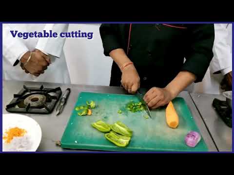 Vegetable Cutting Basics - Learn Hotel Management Skills #hotelmanagement #vegetablecutting #career