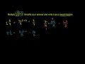 Multiplying Mixed Numbers Video Tutorial