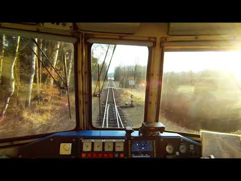 JHMD T47.018, cabview, Jindrichuv Hradec to Nova Vcelnice, March 2011
