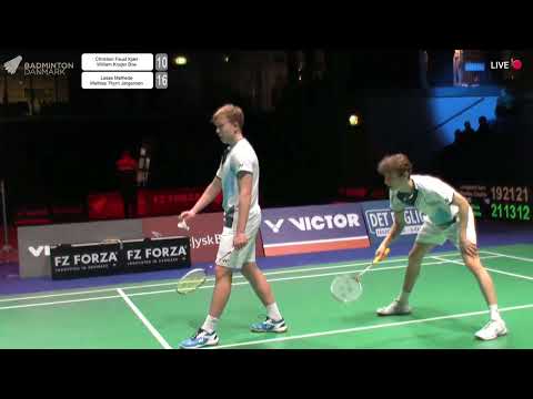 VICTOR DM 2022: Mølhede/Thyrri vs Faust Kjær/Kryger Boe