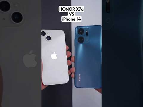 Aha, #iPhone14 should improve its Refresh Rate, LoL. #HONORX7a  #HONOR