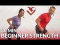 30 Min Full Body Dumbbell Workout For Beginners Beginner Strength Training At Home With Weight