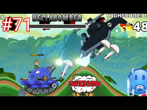 Hills of Steel Gameplay #71, Fully Upgraded and Unlocked all 22 Tanks (Unlimited Coins & Gems)