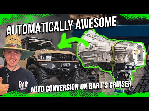 Installing 6-Speed Auto Transmission into a V8 79 Series Land Cruiser!