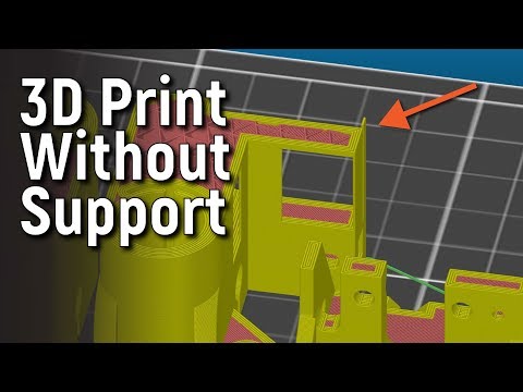 Design Better 3D Prints that don't need Support Material