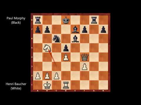 Henri Baucher vs Paul Morphy - Paris (1858) #103