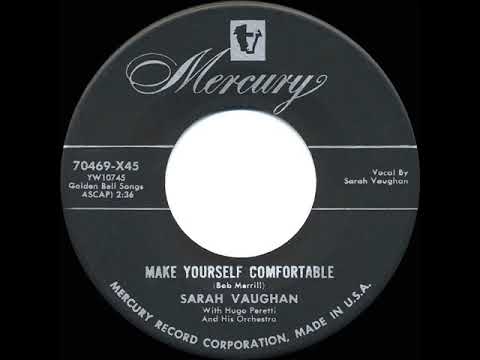 1955 HITS ARCHIVE: Make Yourself Comfortable - Sarah Vaughan