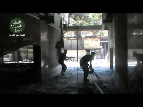 اشتباكات بين مقاتلي كتيبة ذي النورين وقوات النظام في محيط شعبة التجنيد في حي القابون في مدينة دمشق