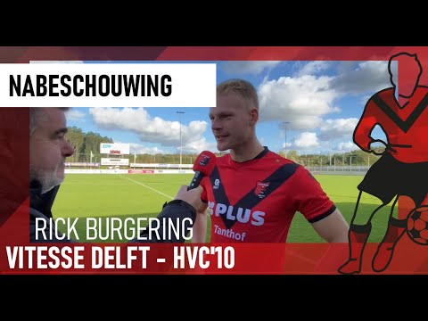 𝐍𝐀𝐁𝐄𝐒𝐂𝐇𝐎𝐔𝐖𝐈𝐍𝐆 | met Rick Burgering na de wedstrijd Vitesse Delft - HVC’10