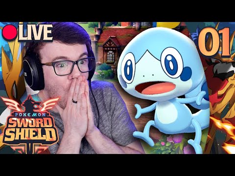 IT'S FINALLY HERE! • Let's Play Pokémon Sword & Shield LIVE! • 01