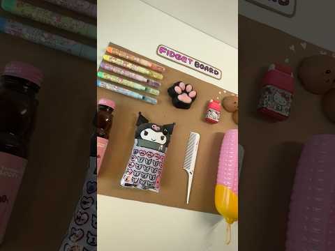 💕Rating My Melo Fidget Board‼️Soft, Cute & Satisfying Picks!