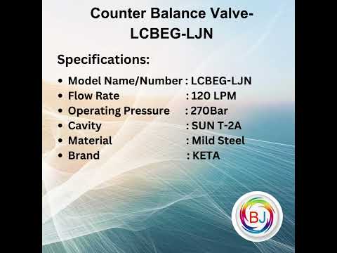 LCBEG-LJN Counter Balance Valve