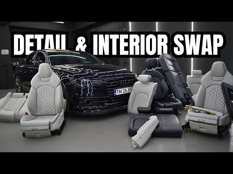 Audi A6 C7 Interior Deep Clean & S6 Seats Swap - Car Detail