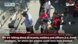 Thaer Shreitah saying more terrorists could have been released