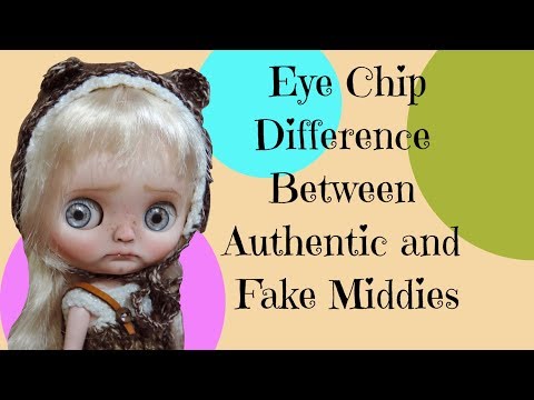Authentic Middie Blythe Eyes vs. Fake Middie Blythe Eyes