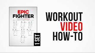Epic Fighter Workout [ How-To ] [ One Set ] by #DAREBEE
