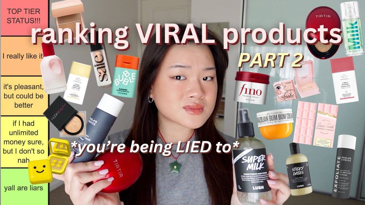 ranking TIKTOK VIRAL products AGAIN *BRUTALLY HONEST* (influencers are liars)