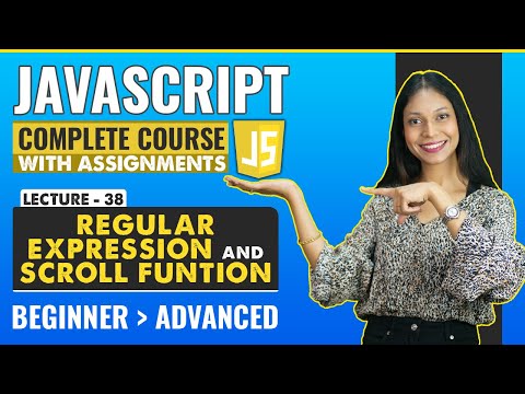38 Regular Expressions And Scroll Function Javascript Tutorial For Beginners