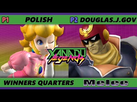 Xanadu Legends Winners Quarters - Polish (Peach) Vs. Douglas.J.Gov (Captain Falcon) Smash Melee
