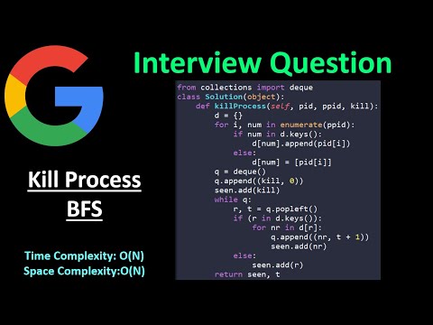 Kill Process Bfs Python