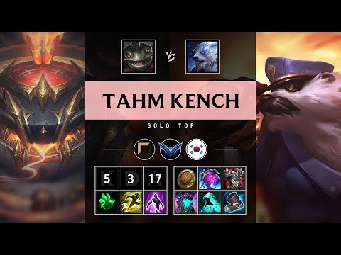 Tahm Kench Top vs Volibear - KR Diamond Patch 25.09