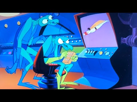 Space Ghost | Space Ghost defeats Zorak's metal monster
