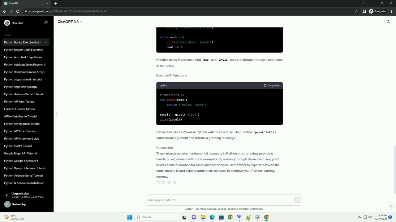 python basic exercises pdf