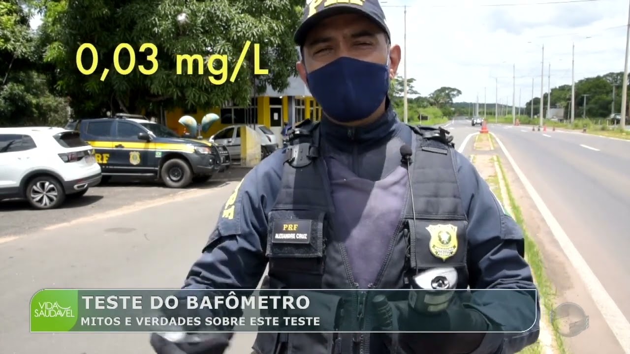 Saiba como funciona do teste do bafômetro