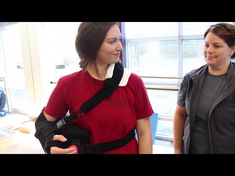 Shoulder Sling: How to properly wear your sling after shoulder surgery.