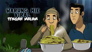Download lagu Warung Mie Viral Tengah Malam - Kartun Horor Lucu mp3