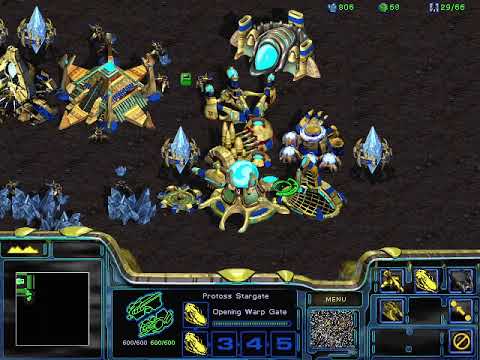 StarCraft: Brood War – Char Magma – Protoss vs. 7 computer players – external location