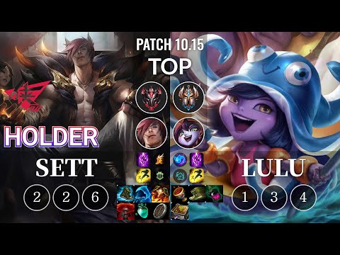 RW Holder Sett vs Lulu Top - KR Patch 10.15