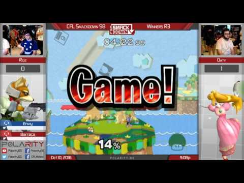 CFL Smackdown 98 Melee - Ridz (Fox) vs Oaty (Peach) - Winners R3