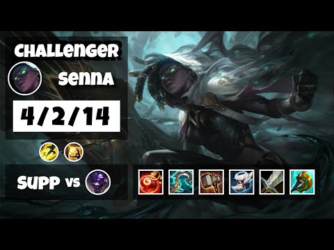 Senna Challenger Gameplay S11 Replay 11.17 Support (4/2/14) - BR
