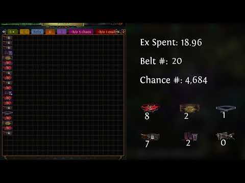 Chancing 100k Heavy Belts for Mageblood