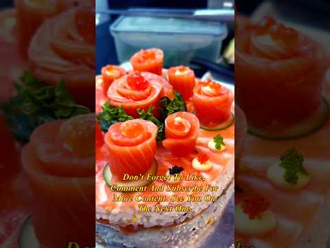 Try this Salmon Sushi Cake that will BLOW YOUR MIND! 🍣🎂 (No-Bake, Easy Recipe)#sushi#cake