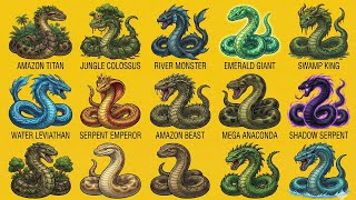 Download lagu Amazon world biggest Anaconda | Top 15 Giant Snakes in the Amazon Jungle  mp3