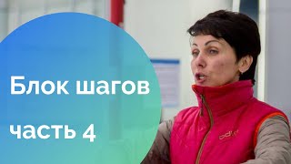 Косичка вперед и назад на коньках - Видео онлайн